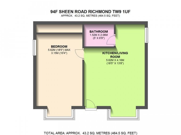 Floorplans For Sheen Road, Richmond